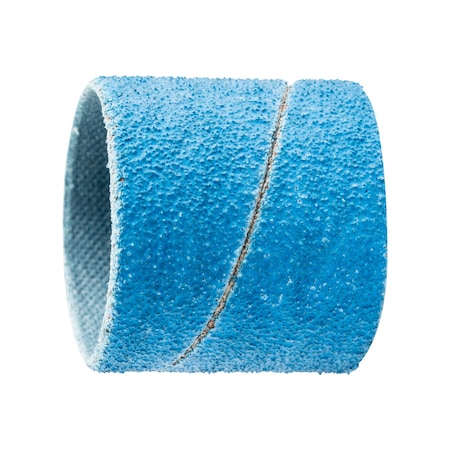 Pferd 1-1/8" x 1-1/8" Spiral Band - Cylindrical Type, Alu. Ox. INOX 80 Grit 41417